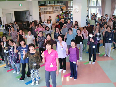 健康教室のたくさんの参加者